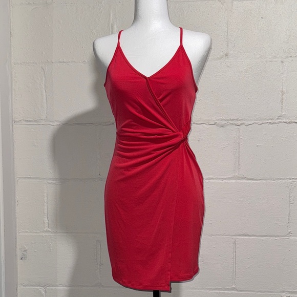 NWT BCBGeneration Red  Bodycon Mini Dress - Picture 1 of 8